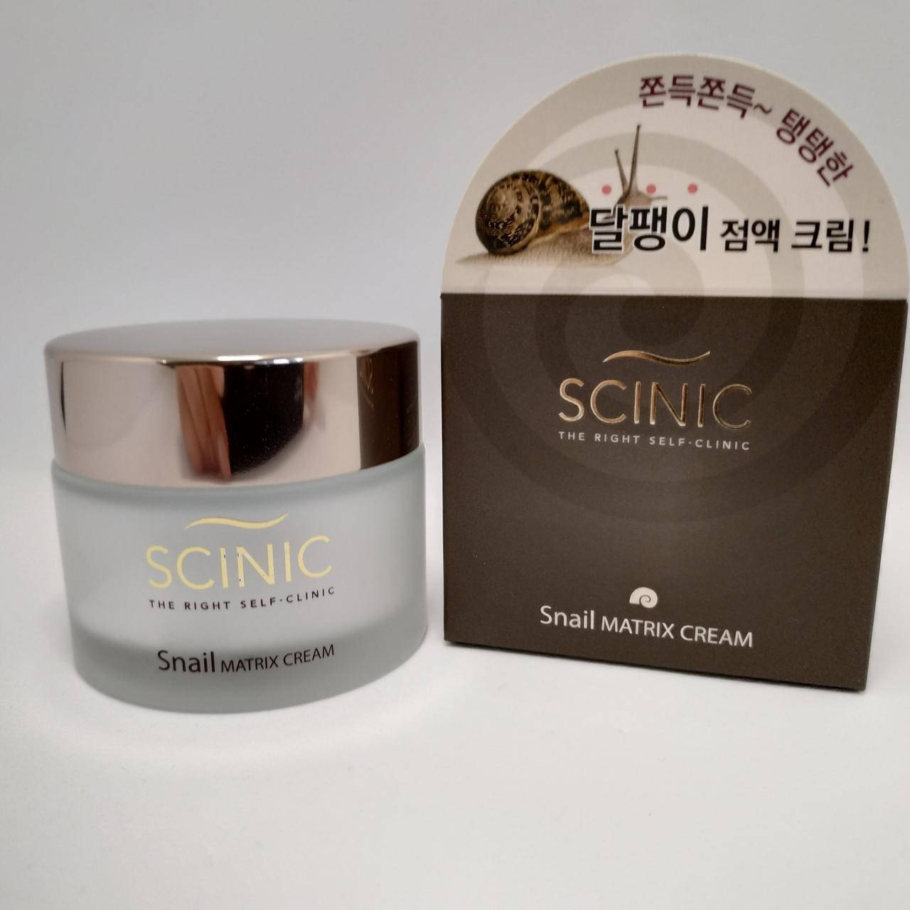 

Антивозрастной крем для лица с широким функционалом и быстрым действием Scinic Snail Matrix Cream