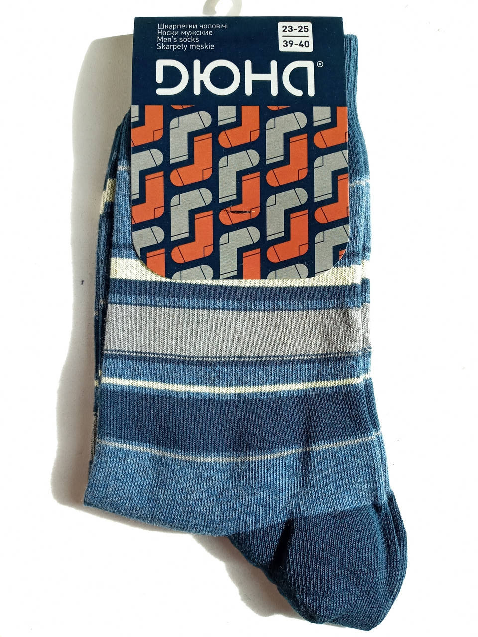 

Мужские носки демисезонные - Дюна р.23-25 (39-40) 11В 208-1016-темно-синий