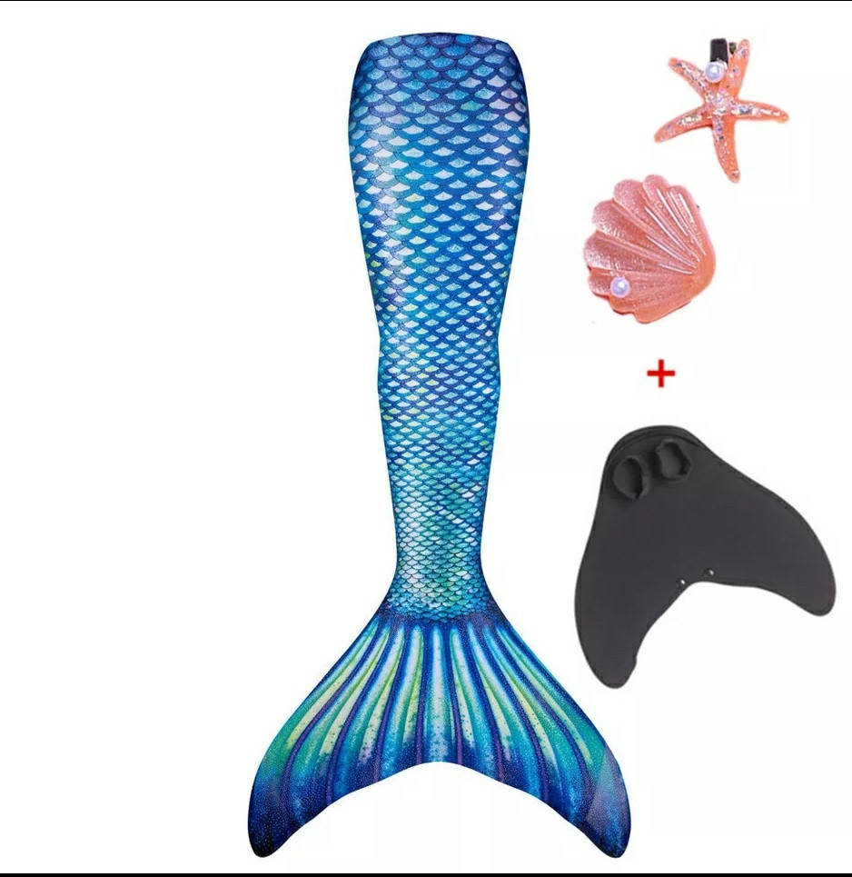 

Хвост РУСАЛКИ взрослый 167-175 см, Синий