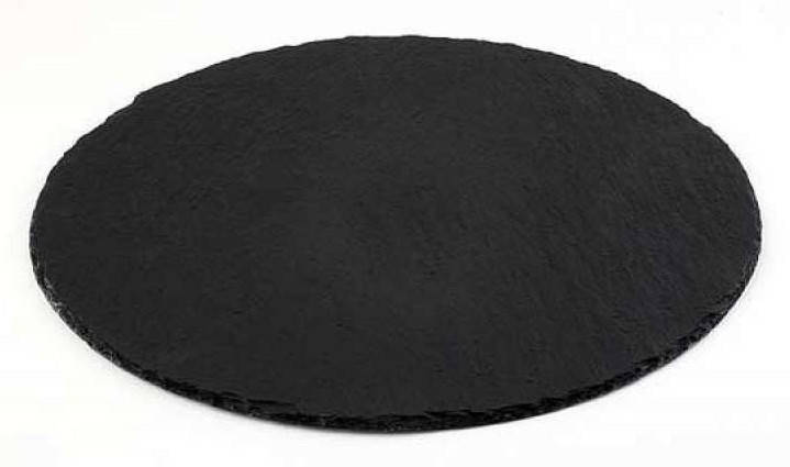 

Тарелка / блюдо (сланец) из натурального камня 33 см (APS) 00998, Красный