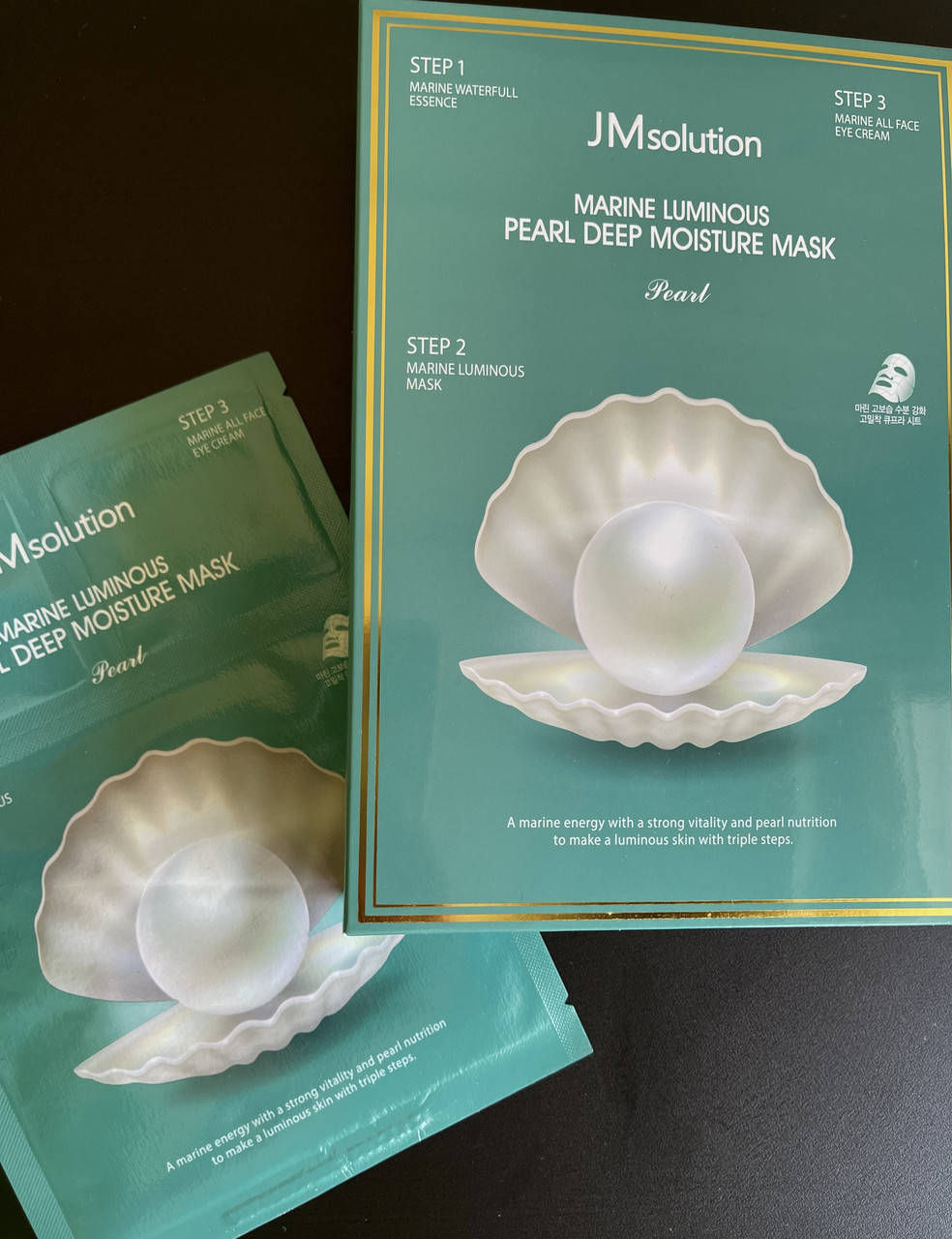 

Трехшаговая Увлажняющая Маска с Жемчугом JMsolution Marine Luminous Pearl Deep Moisture Mask