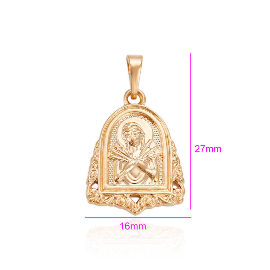

Ладанка "Семистрельная", медицинская сталь Xuping, 18К
