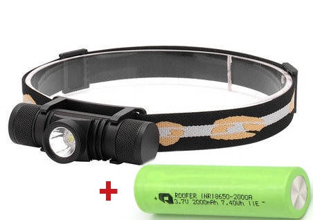

Налобный фонарь BORUiT D10 Cree XM-L2 + Аккумулятор USB зарядка