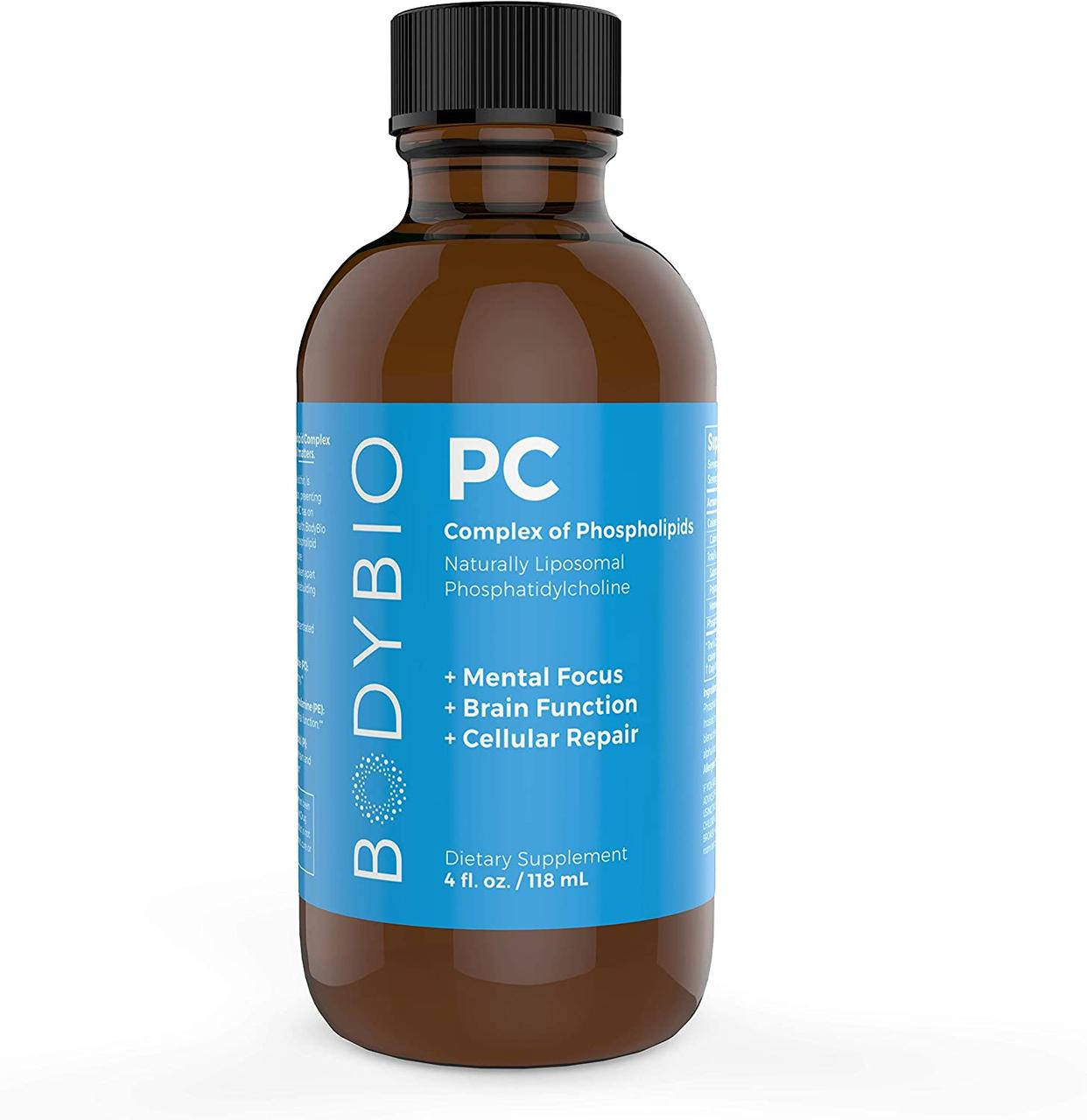 

BodyBio PC Phosphatidylcholine / Фосфатидилхолин Повышение памяти и внимания 118 мл
