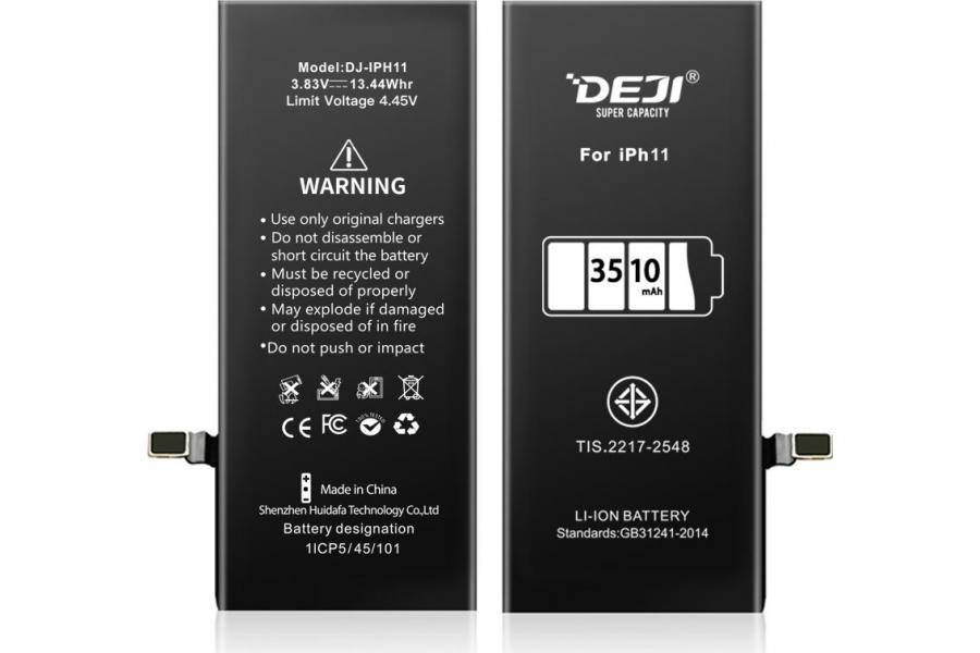 

Усиленная аккумуляторная батарея DEJI (3510 mAh) для Apple iPhone 11