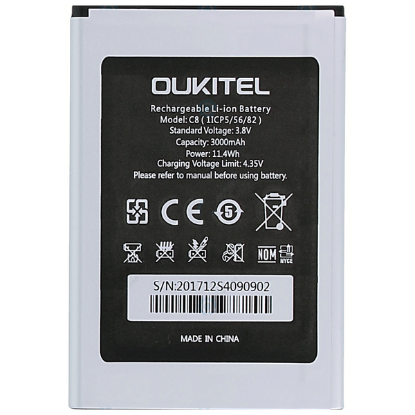 

Батарея Oukitel C8 Original