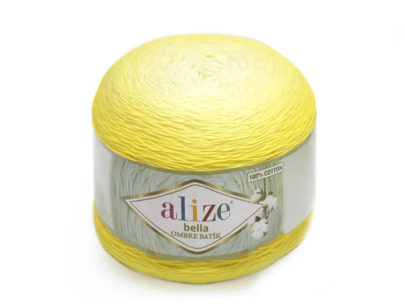 

Alize Bella Ombre Batik, №7414, Желтый