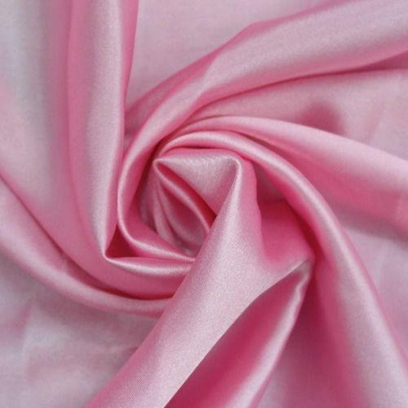 

Ткань атлас обычный светло розовый