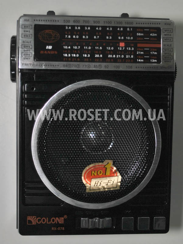 

Проигрыватель переносной - Golon RX-078 MP3 USB SD FM Speaker FlashLight