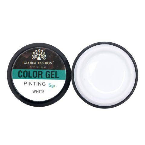 

Global Fashion Color Gel Painting White - гель-краска (белая), 5 г, Белый