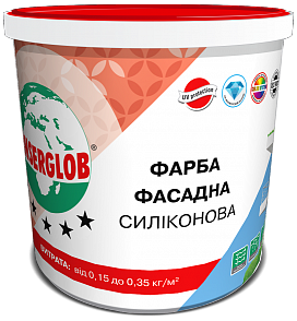 

Краска силиконовая фасадная Ансерглоб 14 кг, Белый