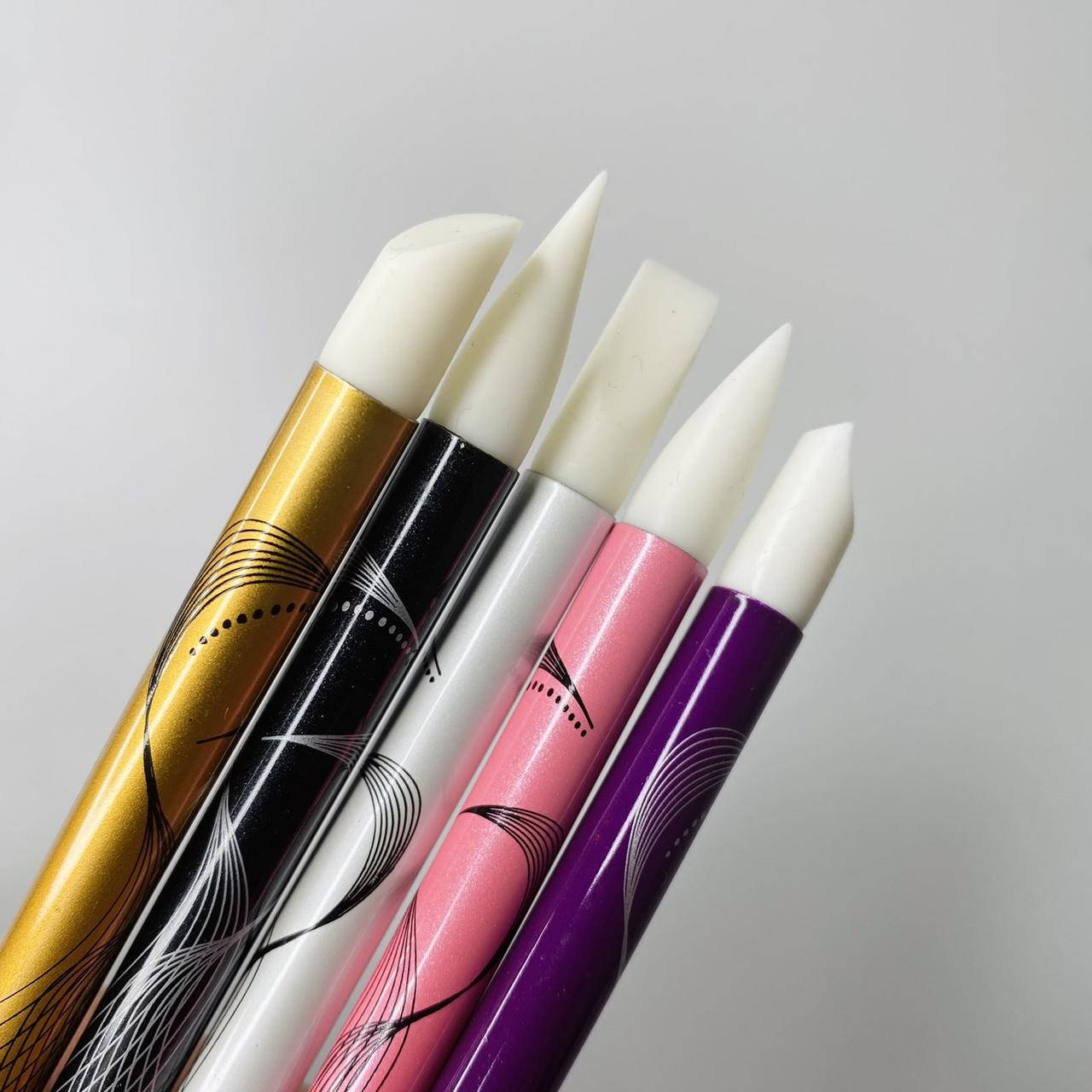 

Кисти для маникюра силиконовые, набор 5 шт