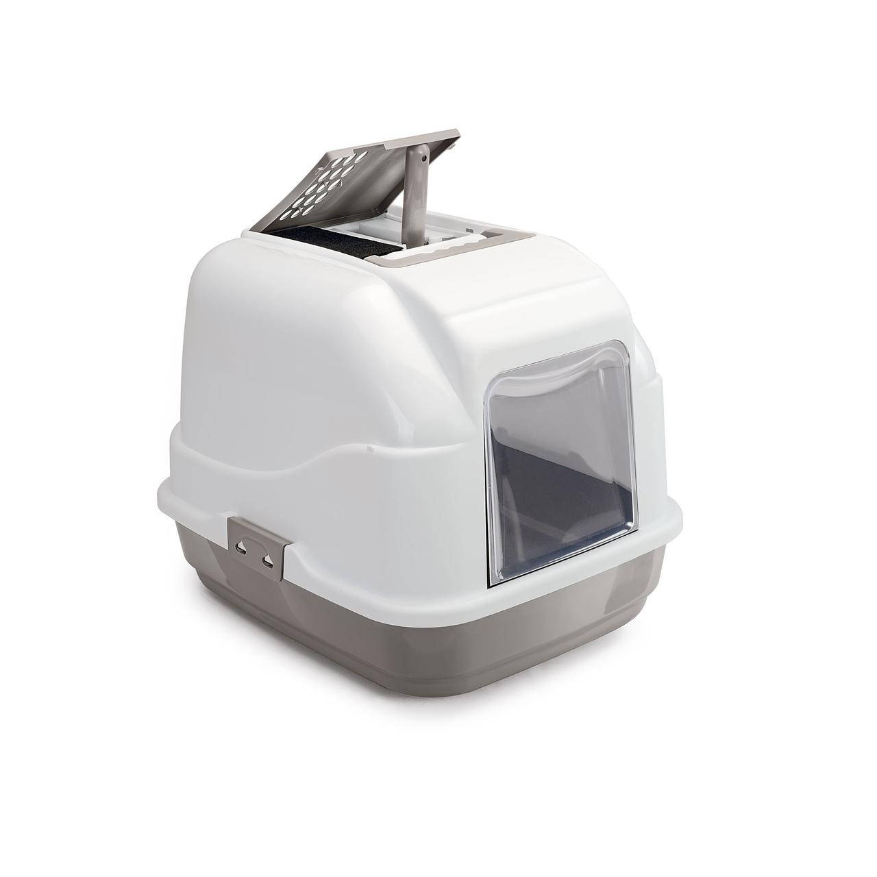 

Закрытый туалет с лопаткой Imac Easy Cat серый 50*40*40 см