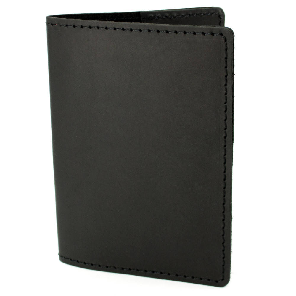 

Обложка на паспорт кожаная HandyCover HC0073 черная, Черный
