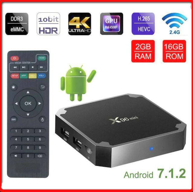 

X96 Mini 2/16Гб Android TV X96 mini Оригинал. Тв приставка, смарт тв андроид Android