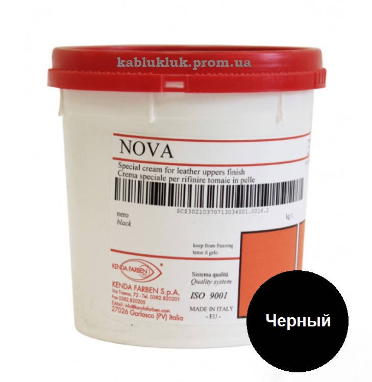 

Крем водоотталкивающий финишный NOVA 1 кг, цв.Черный с сильным блеском