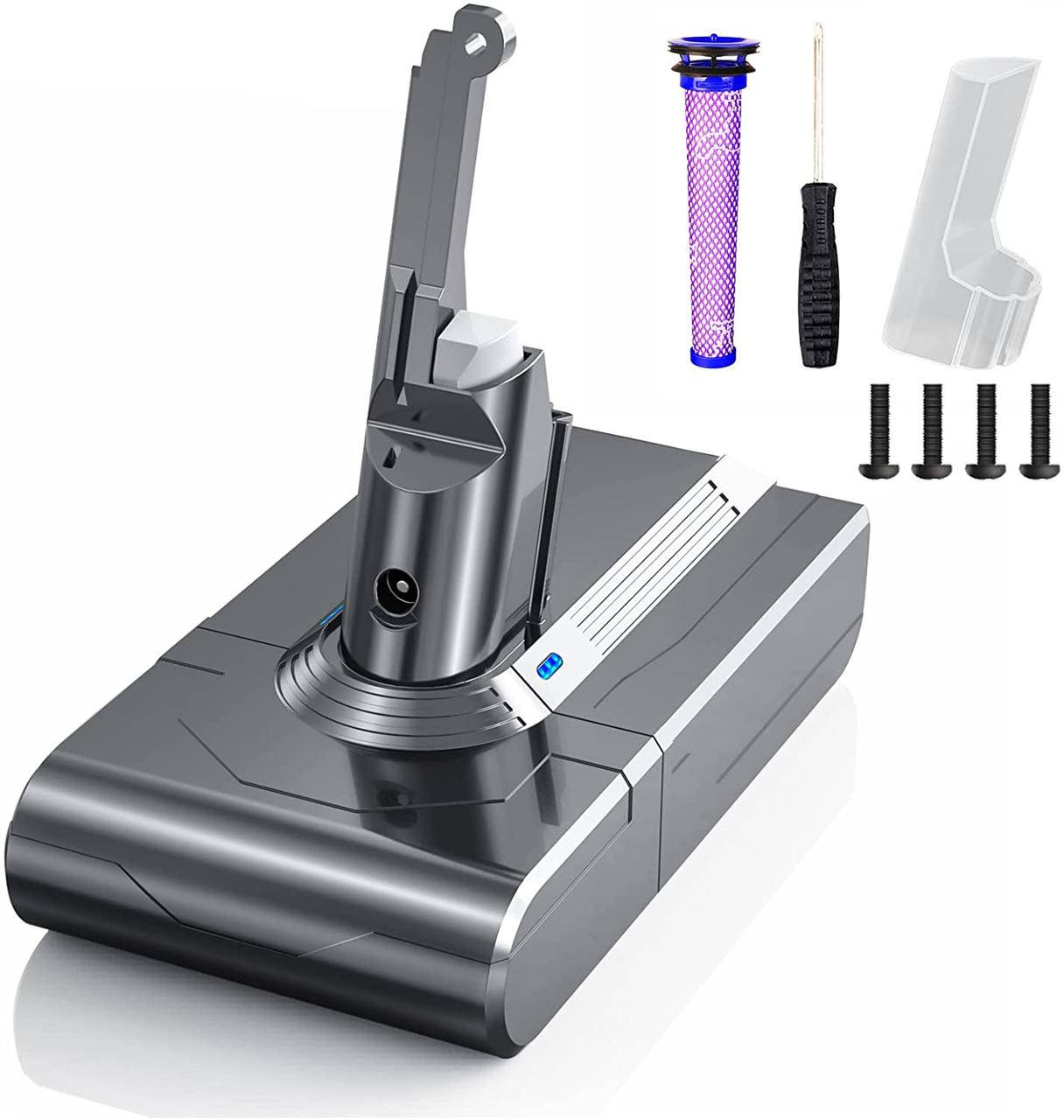 

Запасная батарея BuTure 4000 мАч для Dyson V8 Series, SV10, V8 Animal, V8 Absolute, V8 Fluffy