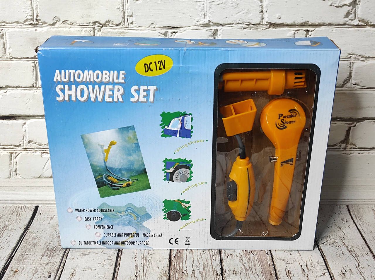 

Автомобильный портативный душ Automobile Shower Set с питанием от прикуривателя