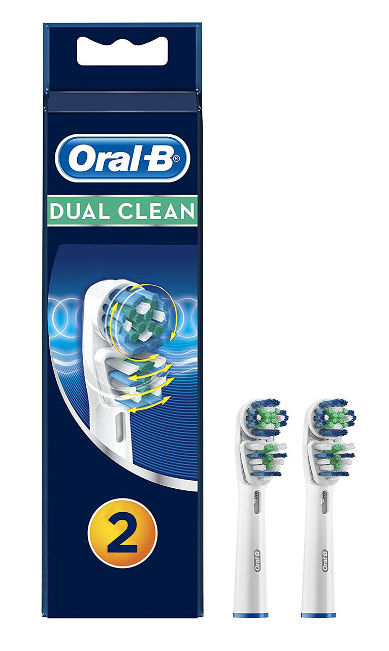 

Насадки для электрической зубной щётки Oral-B Dual Clean 2 шт