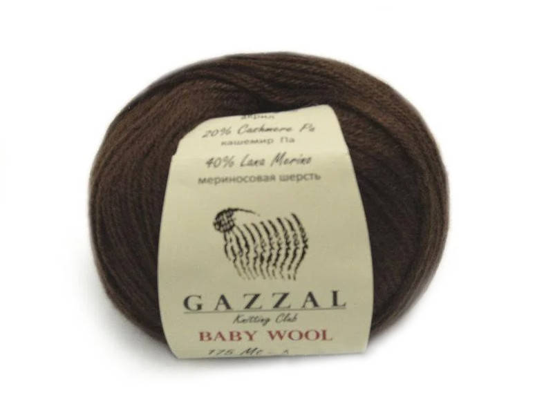 

Gazzal Baby Wool, коричневый №807
