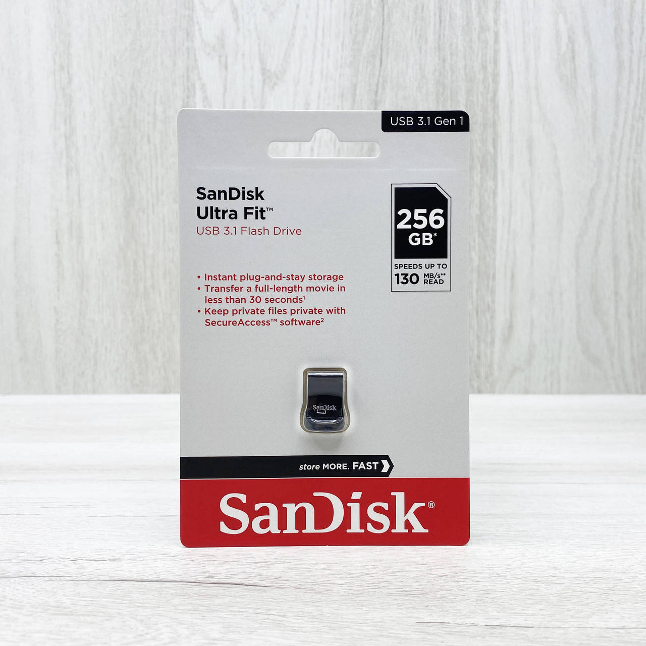 

Накопитель SANDISK 256GB USB 3.1 ULTRA FIT (SDCZ430-256G-G46), Черный