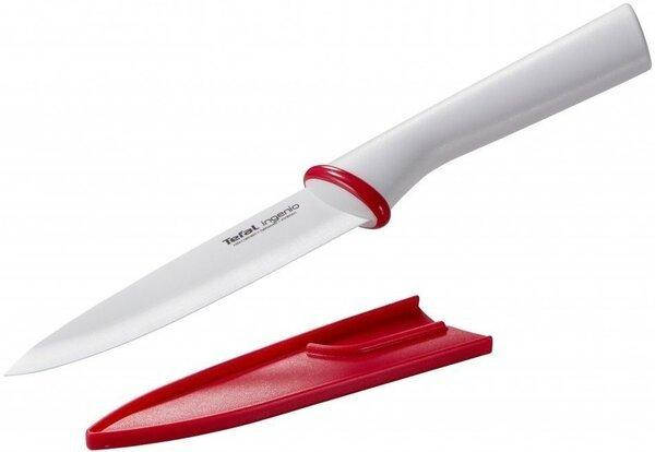 

Нож универсальный керамический с чехлом Tefal Ingenio Ceramic White 13 см (K1530514)