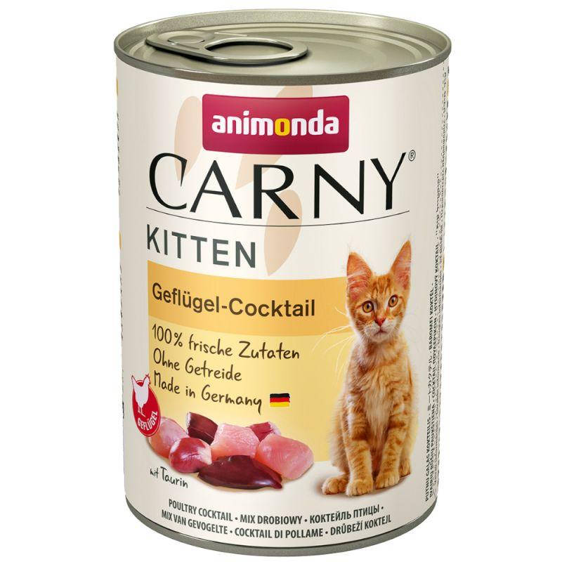

Animonda Carny Kitten Консервы для котят коктейль из птицы 400г