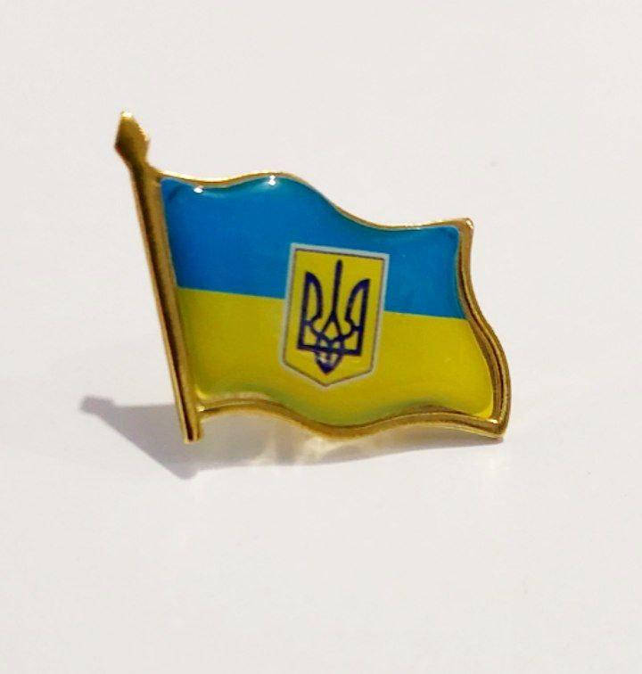 

Значок из металла Флаг Украины