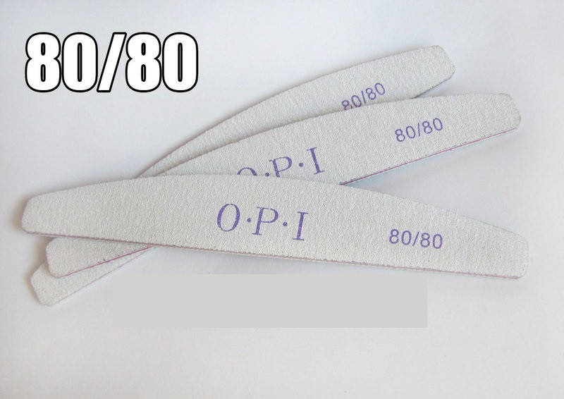

Пилка для ногтей OPI 80/80 лодочка