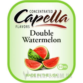 

Ароматизатор для парения Capella Double Watermelon (Арбуз) 10 мл.