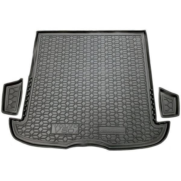 

Мягкий полиуретановый коврик в багажник VOLVO V50 /Вольво В50(2004), Черный