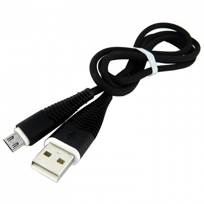 

Дата кабель micro USB to USB Walker C550 Black, Черный