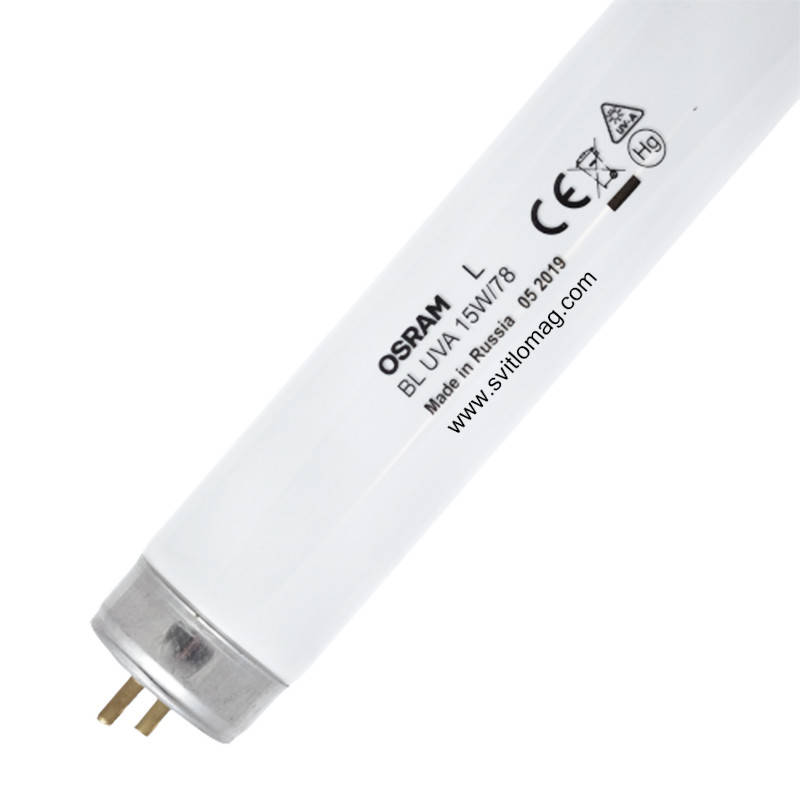 

Лампа люминесцентная ультрафиолетовая OSRAM L Blue UVA 15w/78 G13