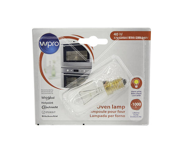 

Лампа Wpro E14 40W для духовок - 484000008841