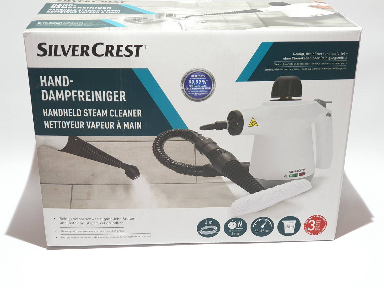 

Пароочиститель SilverCrest SDR 1100 B 2