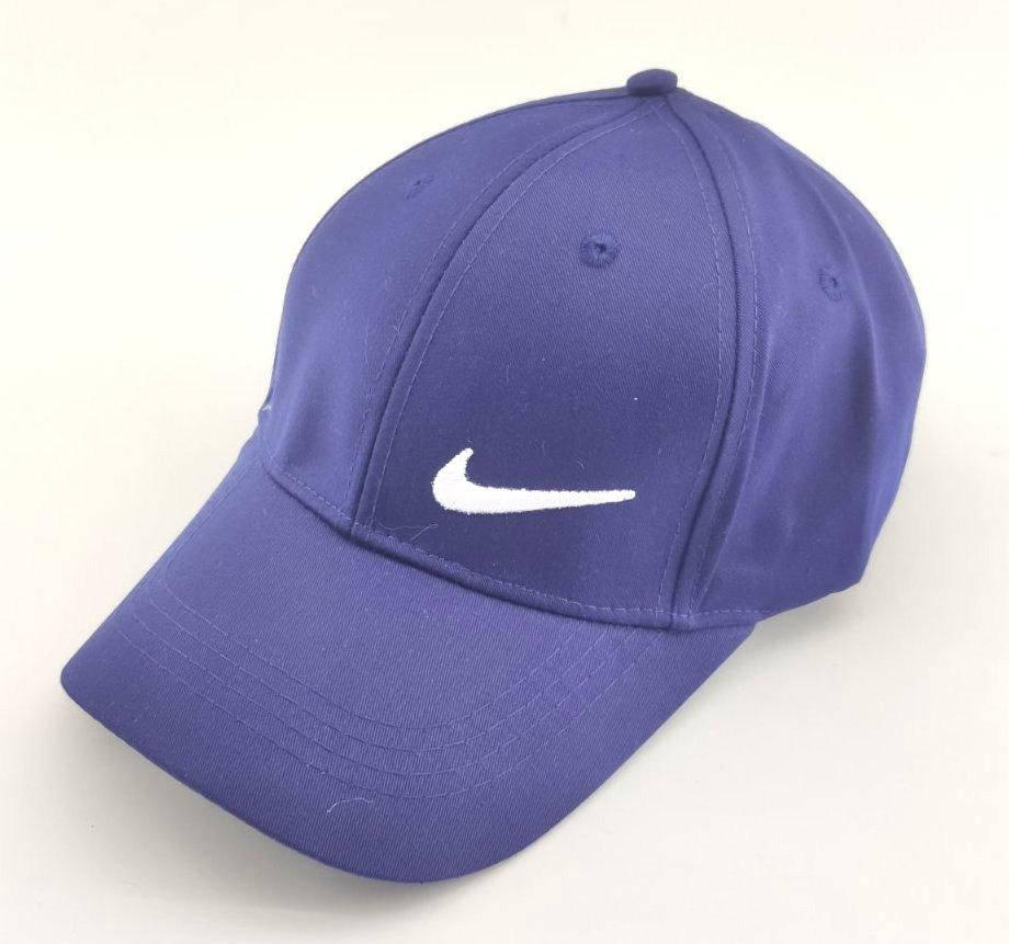 

Кепка бейсболка мужская Nike 56-60 размер катоновая синяя (ББ137), Синий