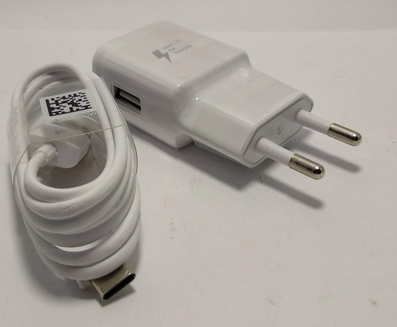 

Сетевое зарядное устройство 2in1 Samsung S8 Fast Charge type-c белый
