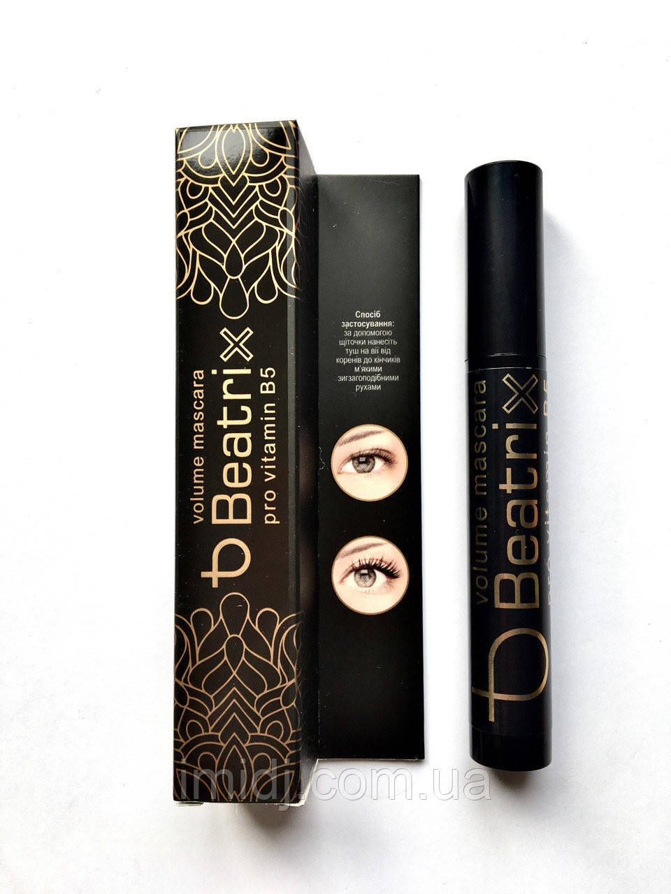 

Тушь для ресниц 3 в 1 "Beatrix GL " с провитамином B5. Green Life / Имидж, Черный