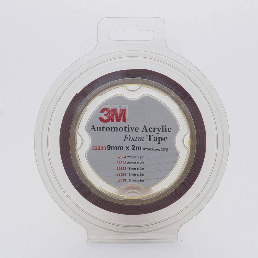 

Скотч двухсторонний "Foam Tape" (2шт), 3M, 9mmx2mx0,8mm, темно-серый, 32320