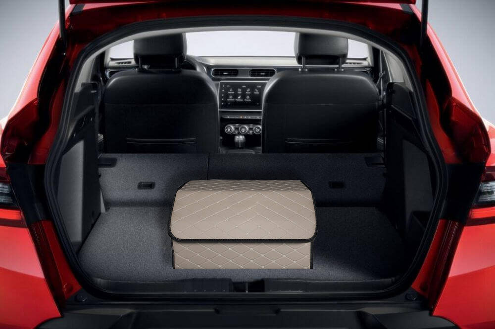 

Органайзер складной для багажника автомобиля 55*30*30 см, Бежевый с белым