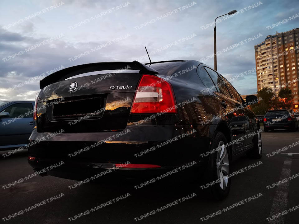 

Спойлер на багажник для Skoda Octavia A5 "RS", Дефлектор Шкода А5