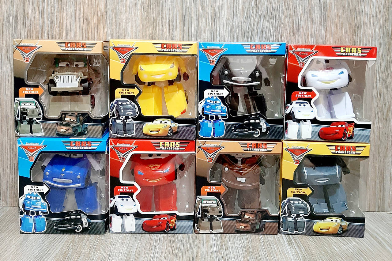 

Трансформер - машинка CP-161 "Тачки" Маквин 8 видів