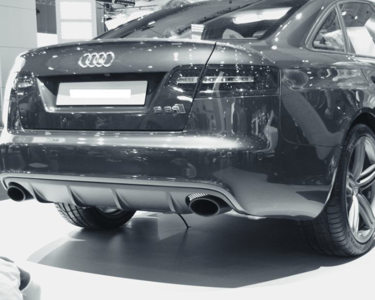 

Накладка на задний бампер Ауди А6 С6 RS6 (04-08 г.в.)