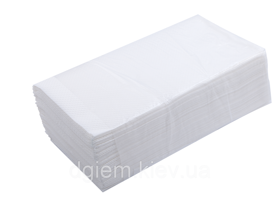 

Полотенце-вкладыш, сл."V" белые, широкие - 160шт/уп, Белый