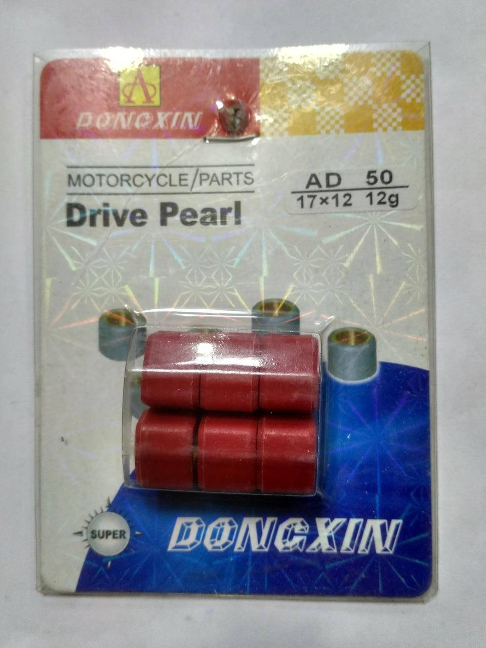 

Ролики вариатора тюнинг Suzuki Lets/Sepia/Address, размер 17х12, вес 12г (Dongxin)