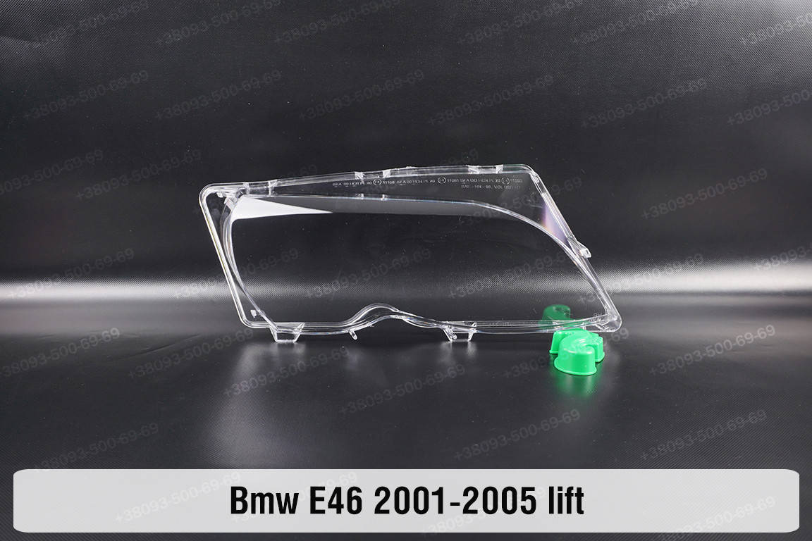 

Стекло фары BMW 3 E46 Sedan/Wagon (2001-2005) IV поколение рестайлинг правое