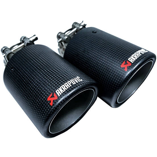 

Насадка на глушитель AKRAPOVIC EVO карбон 74-79мм 101мм акрапович