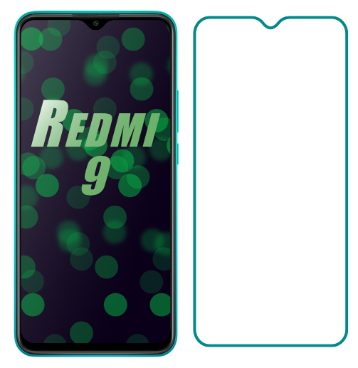 

Защитное стекло для Xiaomi Redmi 9 прозрачное (сяоми ксиоми редми 9)