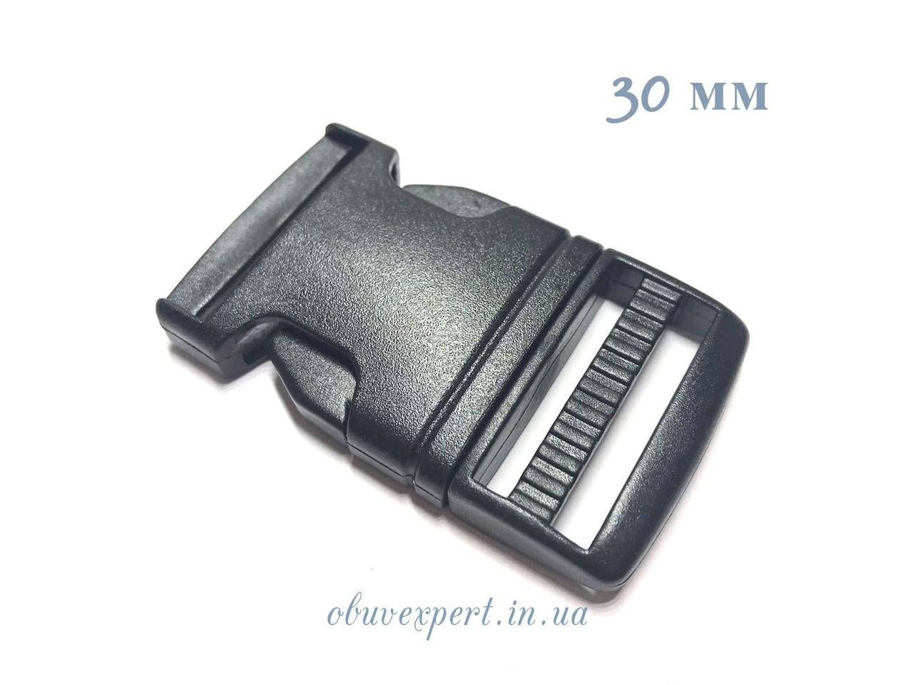 

Застібка-фастекс пластикова 30 мм Чорна, Черный