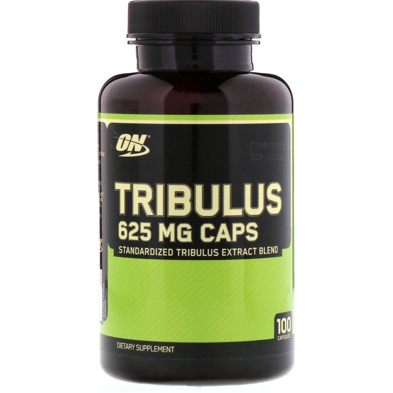 

Трибулус, Optimum Nutrition, 625 мг, 100 капсул